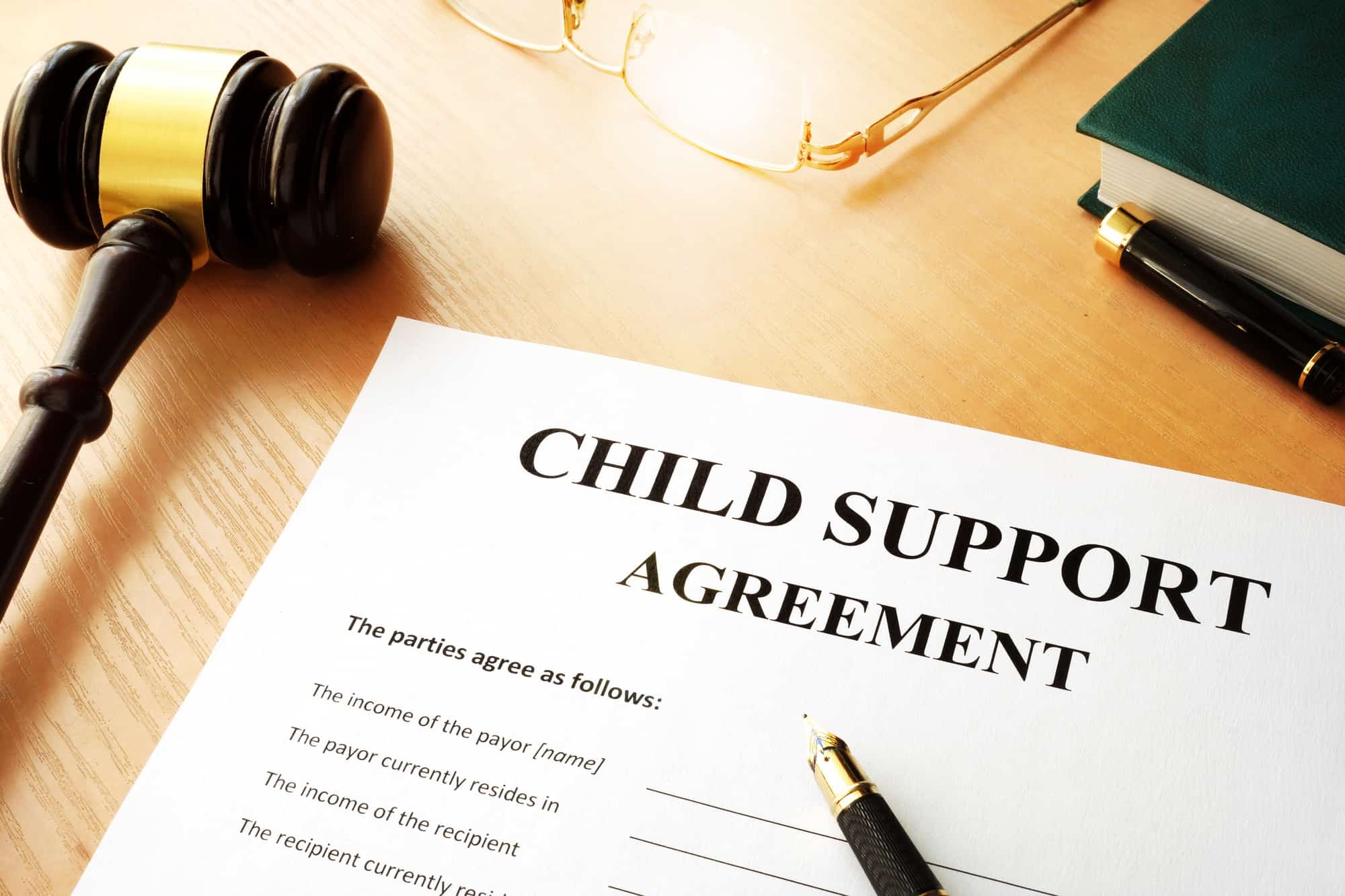 New Mexico child support agreement lacking signature. 